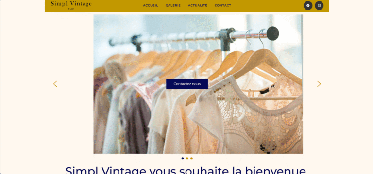 Projet : Simple Vintage